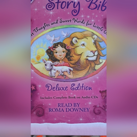 Sweetest Story Bible Sweet Thoughts and Sweet Words for Little Girls Cd's & Book - Picture 2 of 5